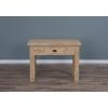 Reclaimed Teak Occasional/Hall Table White Wash Finish with Drawer - 5