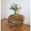 Teak Root Ball Stool / Display Stand - Circular - 3