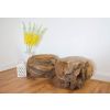 Teak Root Ball Stool / Display Stand - Circular - 2