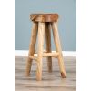 Alpine Chunky Teak Barstool - 3