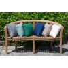 Swedish Redwood Rustic Bench with Removable Drinks Table - 4