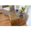 Reclaimed Teak Root Block Square Coffee/End Table - 7