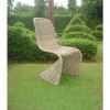 1.5m Reclaimed Teak Root Garden Dining Table with 6 Stackable Zorro Chairs - 11