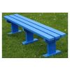 Recycled Plastic Backless Bench - 3