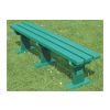 Recycled Plastic Backless Bench - 4