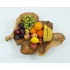 Reclaimed Teak Leaf Fruit/Display Bowl - 2