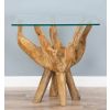 Reclaimed Teak Root Square Side Table - 4