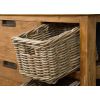 Reclaimed Teak 3 Drawer 3 Basket Storage Unit - 90cm - 4
