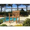 Traditional Teak Garden Armchairs and Coffee Table Set - 4