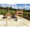 Richmond Teak Garden Bench & Teak Coffee Table Set - 1