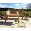 Richmond Teak Garden Bench & Teak Coffee Table Set - 3