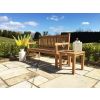 Richmond Teak Garden Bench & Teak Coffee Table Set - 5