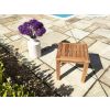 Traditional Teak Garden Armchairs and Coffee Table Set - 7