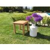 Traditional Teak Garden Armchairs and Coffee Table Set - 8