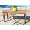 90cm Teak Rectangular Coffee Table - 0