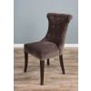 1.5m Java Root Dining Table with 6 Velveteen Ring Back Dining Chairs - 16