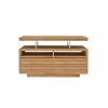 Vogue Large Teak Washstand with Two Drawers - 140cm X 80cm - 1