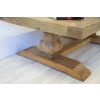 1.4m Reclaimed Elm Pedestal Coffee Table - 3