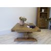 1.4m Reclaimed Elm Pedestal Coffee Table - 1