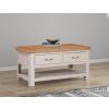 Eden Coffee Table with Drawer & Shelf - 0