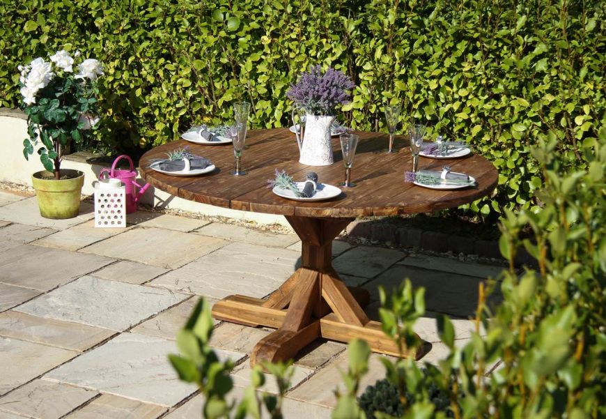 1 5m Dartmouth Reclaimed Teak Circular Garden Table Sustainable Furniture 1 5m Dartmouth Reclaimed Teak Circular, Dartmouth Patio Furniture