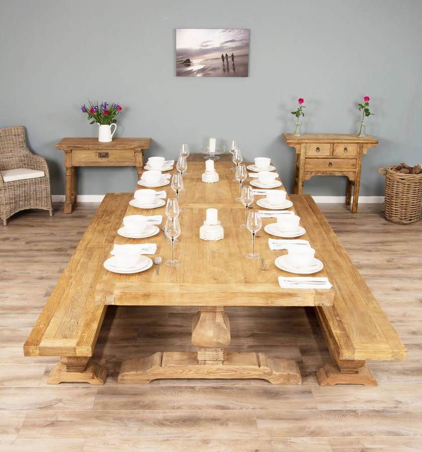 Refurbished Dining Room Tables : Extra Wide Rustic Reclaimed Farmhouse Dining Table Rustic Etsy : A dining table can serve as much more than a place for a meal.