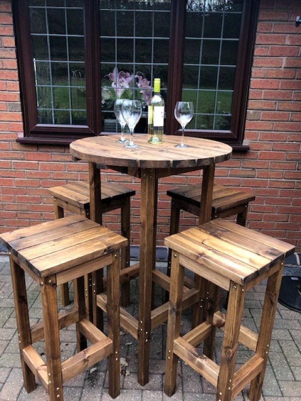 Orchard Outdoor Bar Set Sustainable, Outdoor High Bar Table And Stools Uk