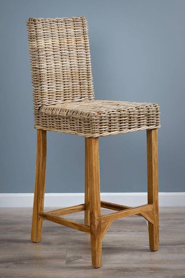 wicker stool