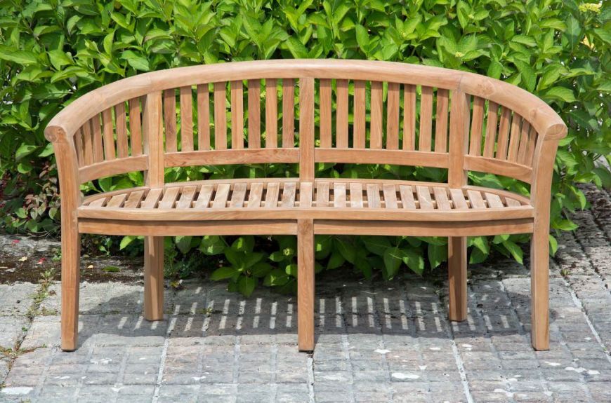 San Francisco Teak Garden Bench Banana Sustainable Furniture San Francisco Teak Garden Bench, Reclaimed Wood Garden Bench Uk