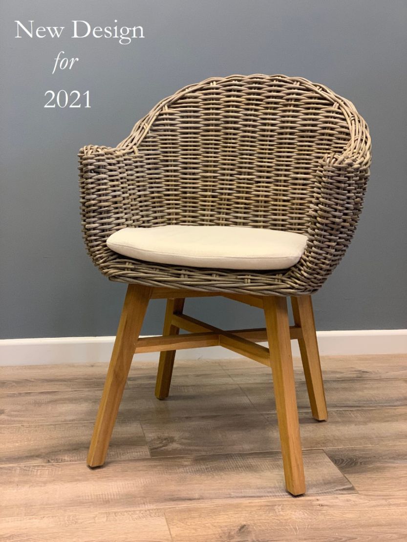 Kubu Wicker Scandi Armchair Sustainable Furniture
