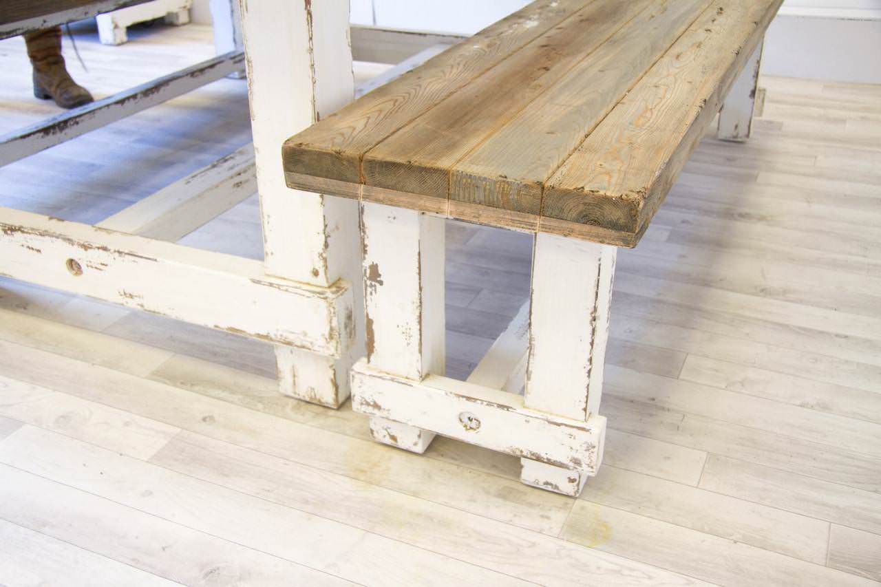 Coastal shop dining bench
