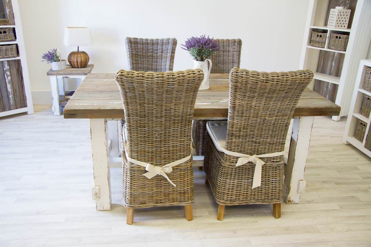Coastal table and chairs deals