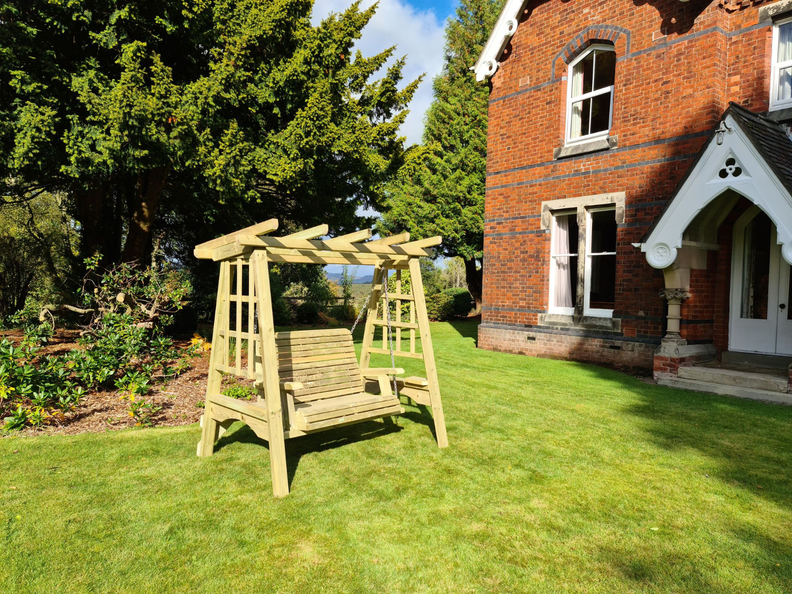 Hustyns Pergola Swing Seat Sustainable Furniture