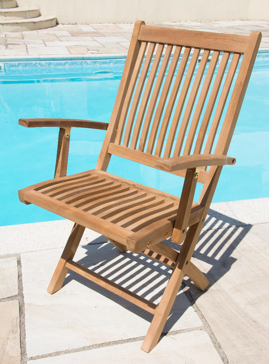 Luxury folding outlet garden chairs