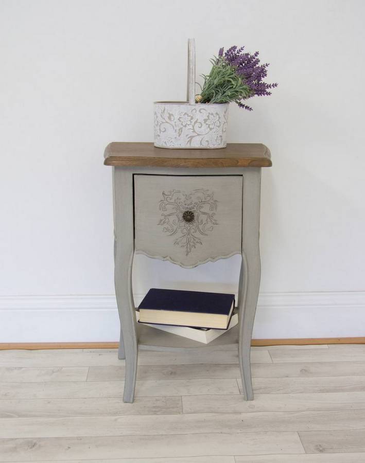 Harriet mirrored bedside table cheap