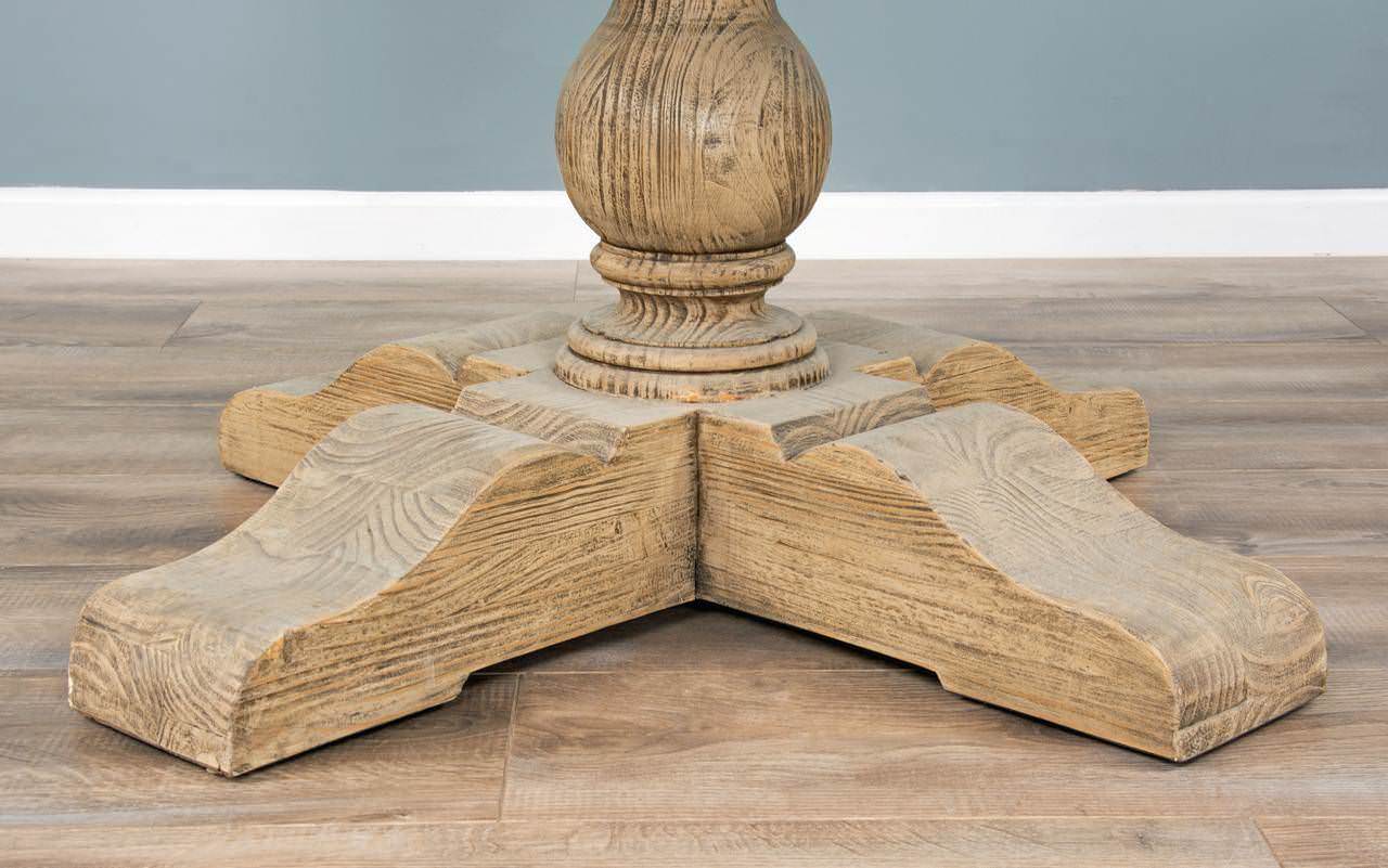 Farmhouse pedestal shop table base
