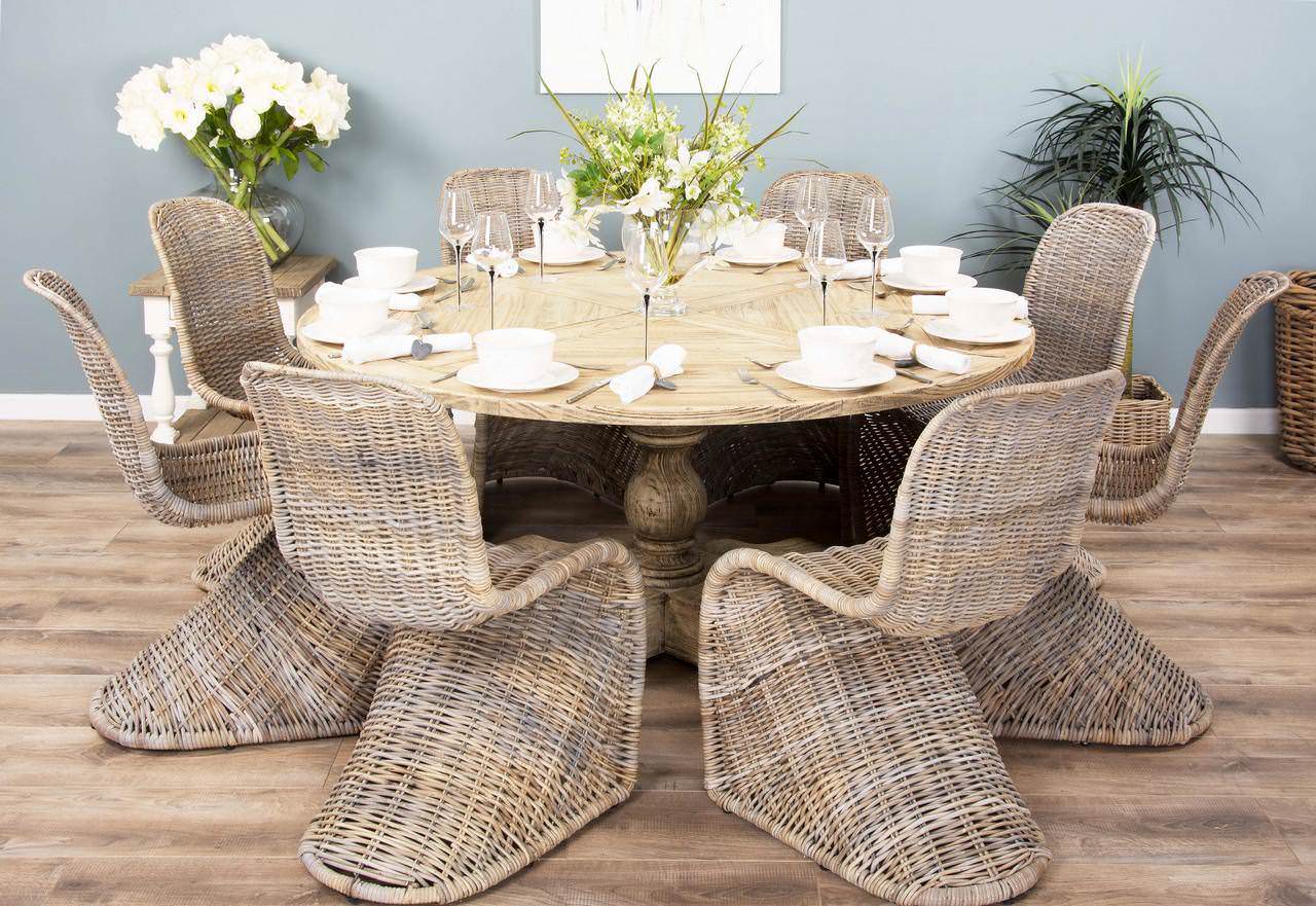 Farmhouse kitchen store table for 8