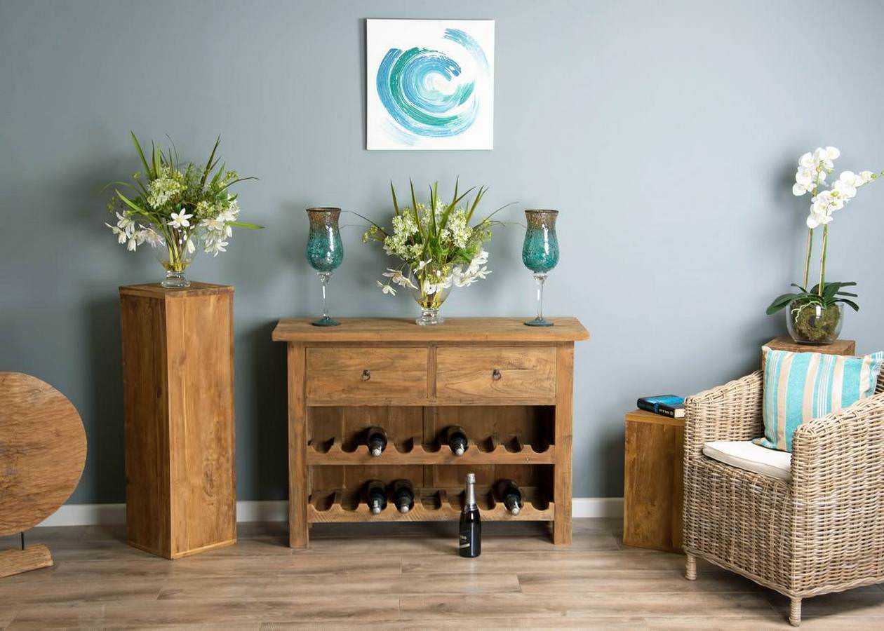 Oak furniture land wine clearance rack