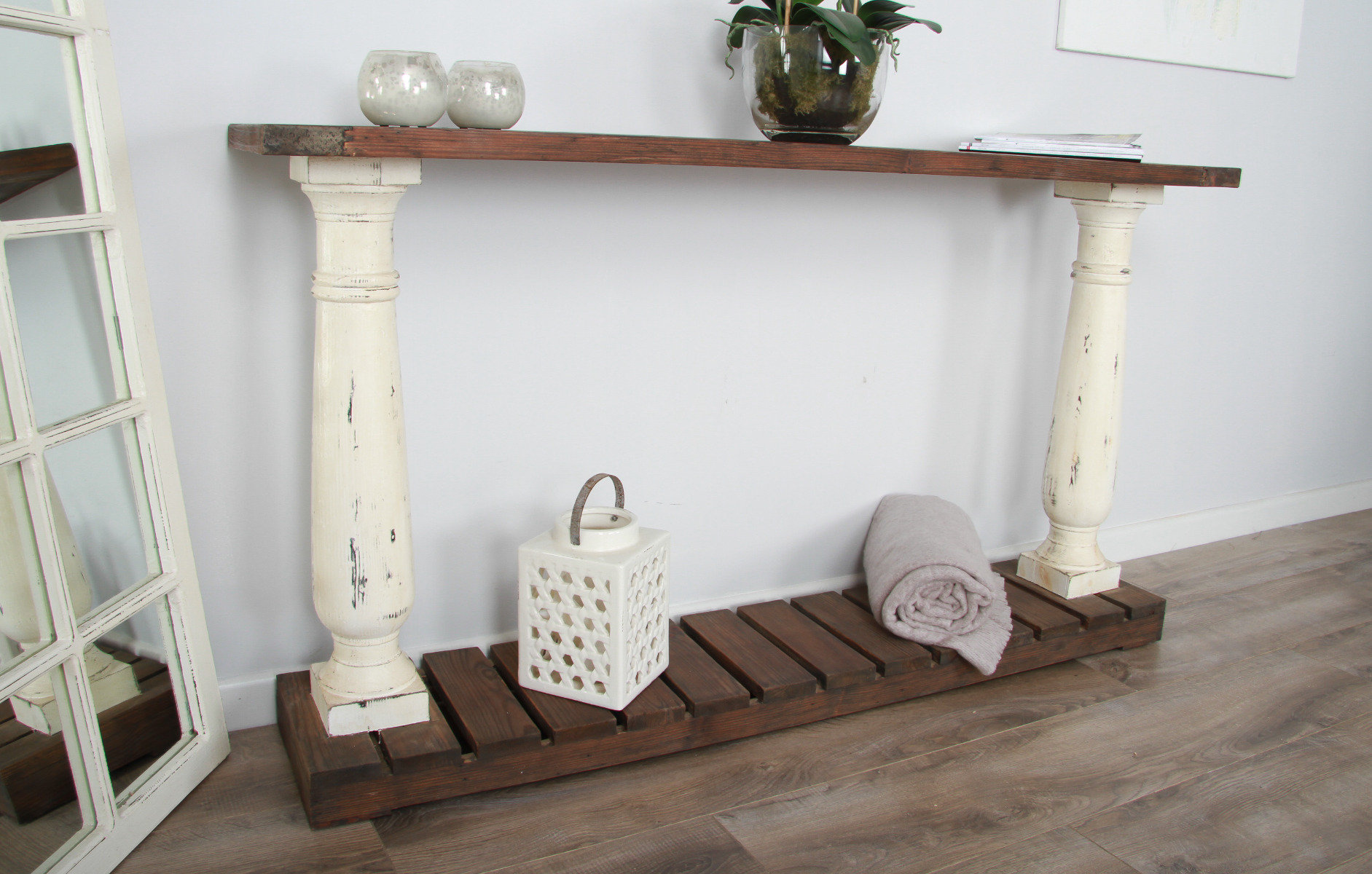 1.2m Shabby Chic Console Table