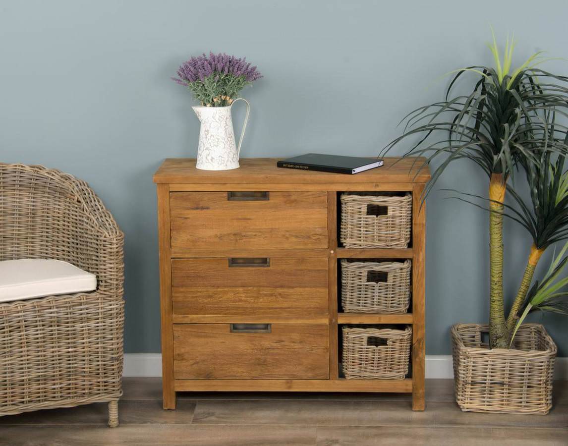 Basket on sale storage drawers