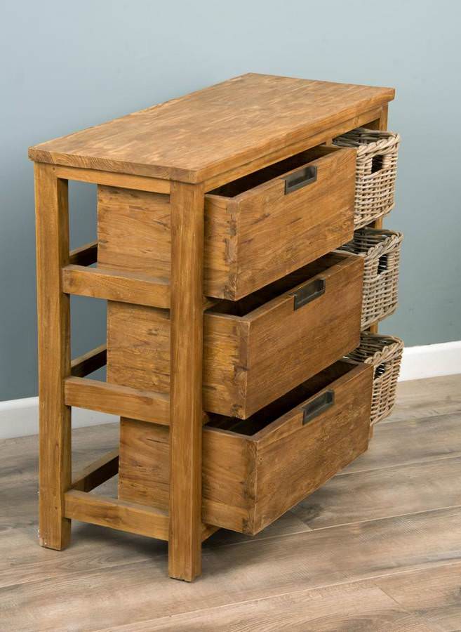 Basket store drawer units