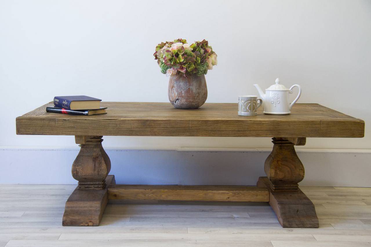 Recycled elm deals console table