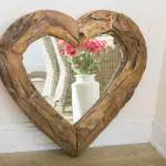 teak root heart mirror small (3)