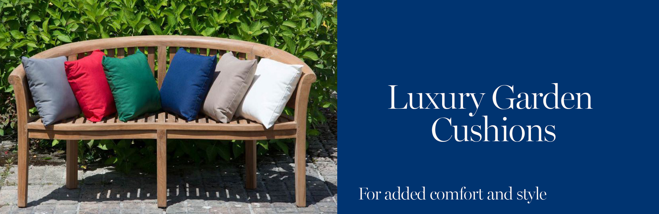Bench Cushions, garden Chair Cushions, Luxury Garden Cushions